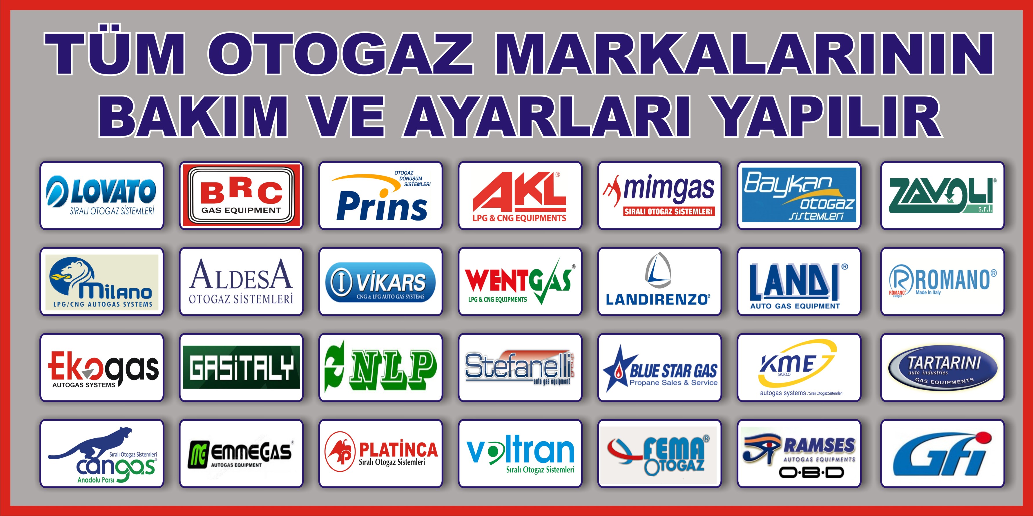 Tüm Otogaz Markalarına Bakım ve Ayar